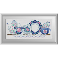 30863 Сервіз. Dream Art. Набір алмазної мозаїки (квадратні, повна)