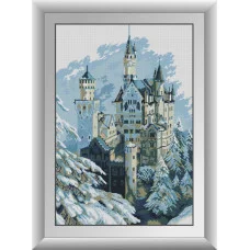 30129 Зимовий замок. Dream Art. Набір алмазної мозаїки (квадратні, повна)