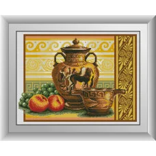 30213 Ваза з виноградом. Dream Art. Набір алмазної мозаїки (квадратні, повна)