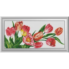 30322 Краса тюльпанів. Dream Art. Набір алмазної мозаїки (квадратні, повна)