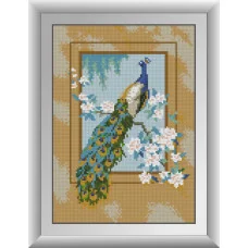 30327 Павич. Dream Art. Набір алмазної мозаїки (квадратні, повна)