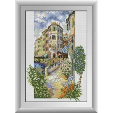 30534 Квітуче місто. Dream Art. Набір алмазної мозаїки (квадратні, повна)