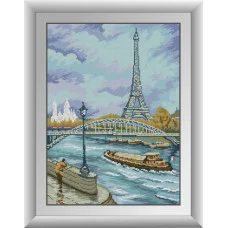 30854 Паризька прогулянка. Dream Art. Набір алмазної мозаїки (квадратні, повна)