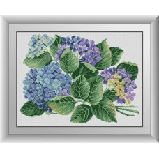 30940 Гортензія. Dream Art. Набір алмазної мозаїки (квадратні, повна)