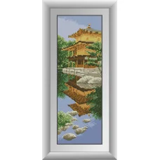 30956 Пагода. Dream Art. Набір алмазної мозаїки (квадратні, повна)